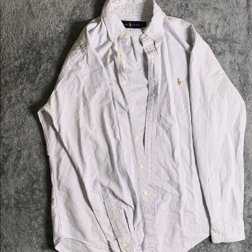 Lightly worn Striped Ralph Lauren Button Down